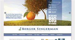 Desktop Screenshot of bergersingerman.com